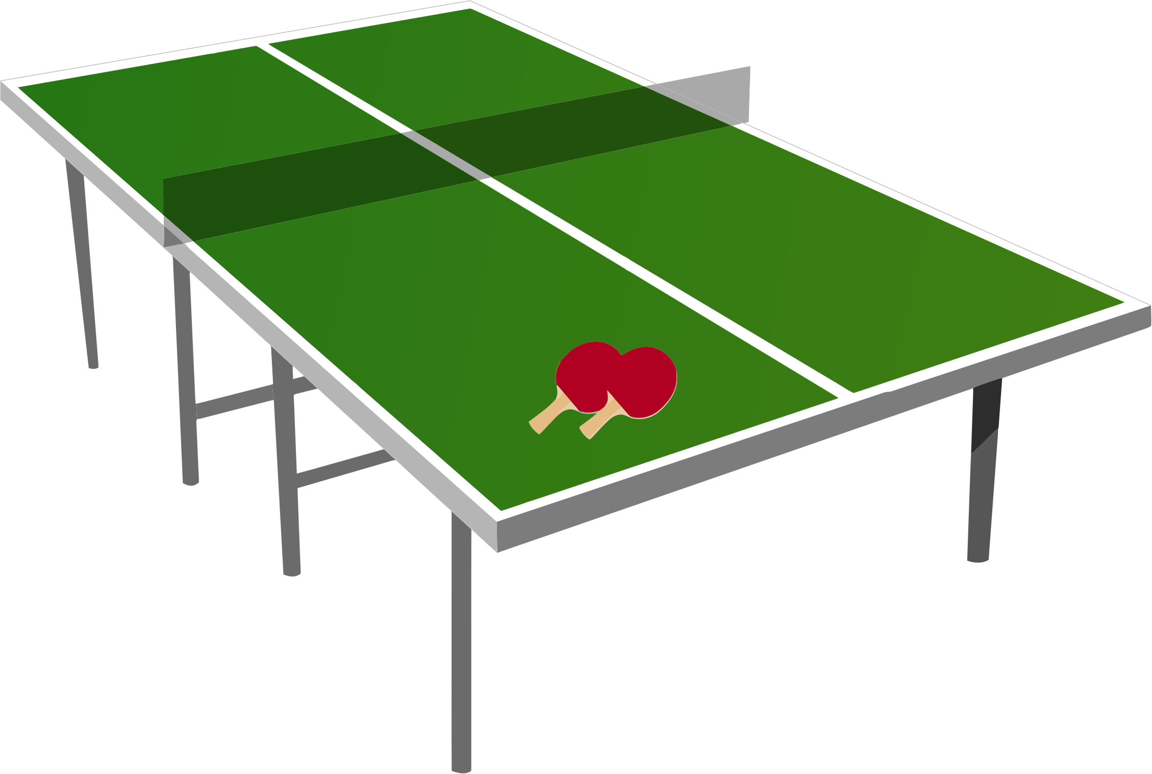 Ping pong table clipart