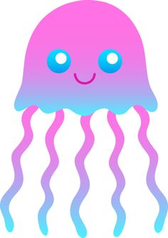 Cute Jellyfish Clipart - Free Clipart Images