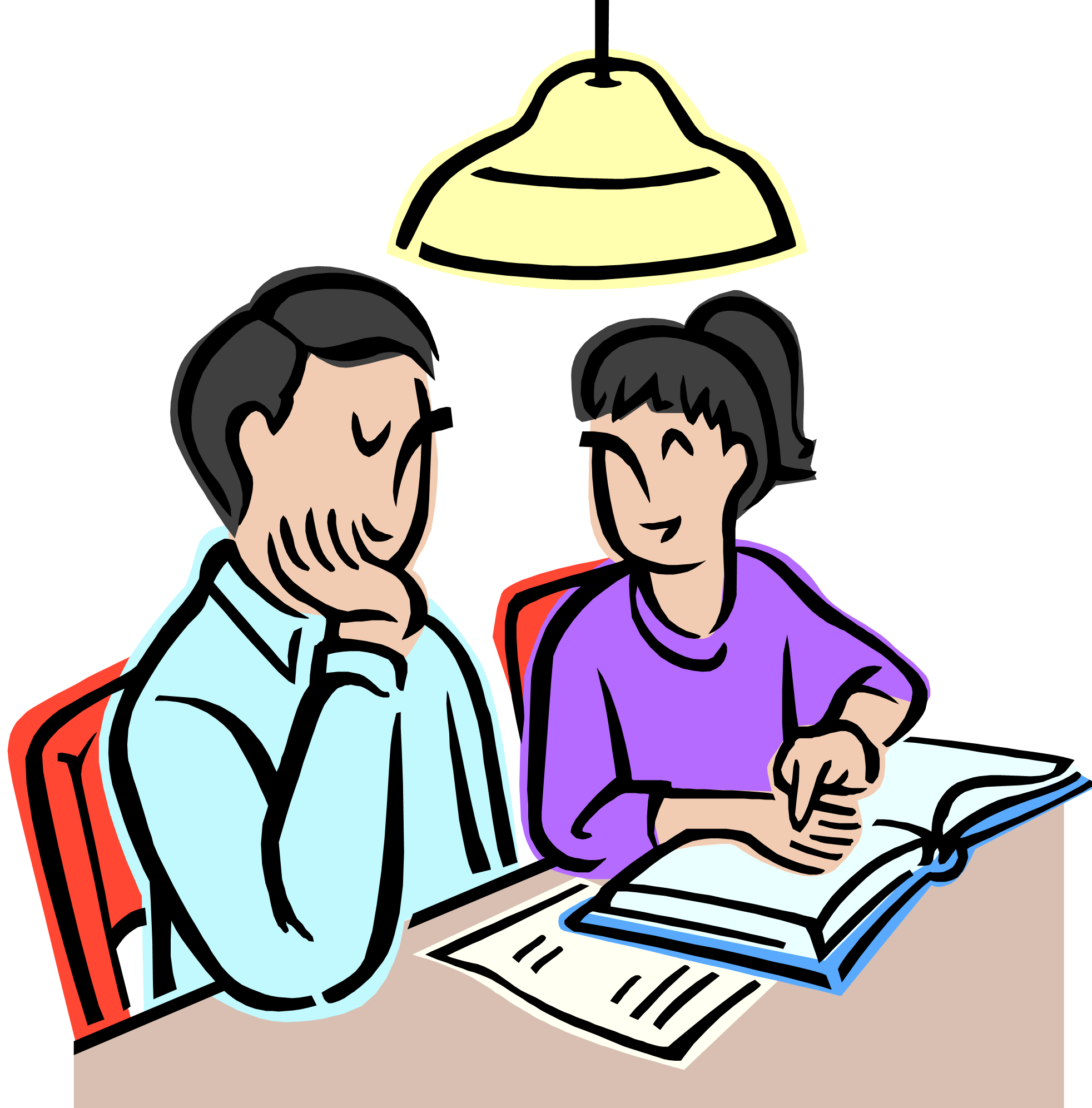 home reading clipart - photo #5