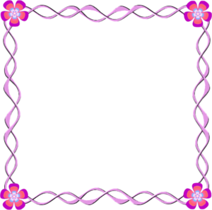 Girly Borders Clipart