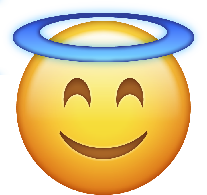 Download Angel Halo Emoji Icon in PNG and AI | Emoji Island