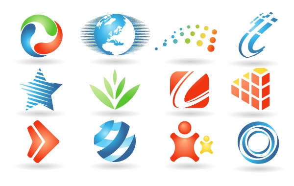 Set of logo design elements - Free Vector Logo Template
