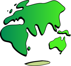 Earth Map clip art - vector clip art online, royalty free & public ...
