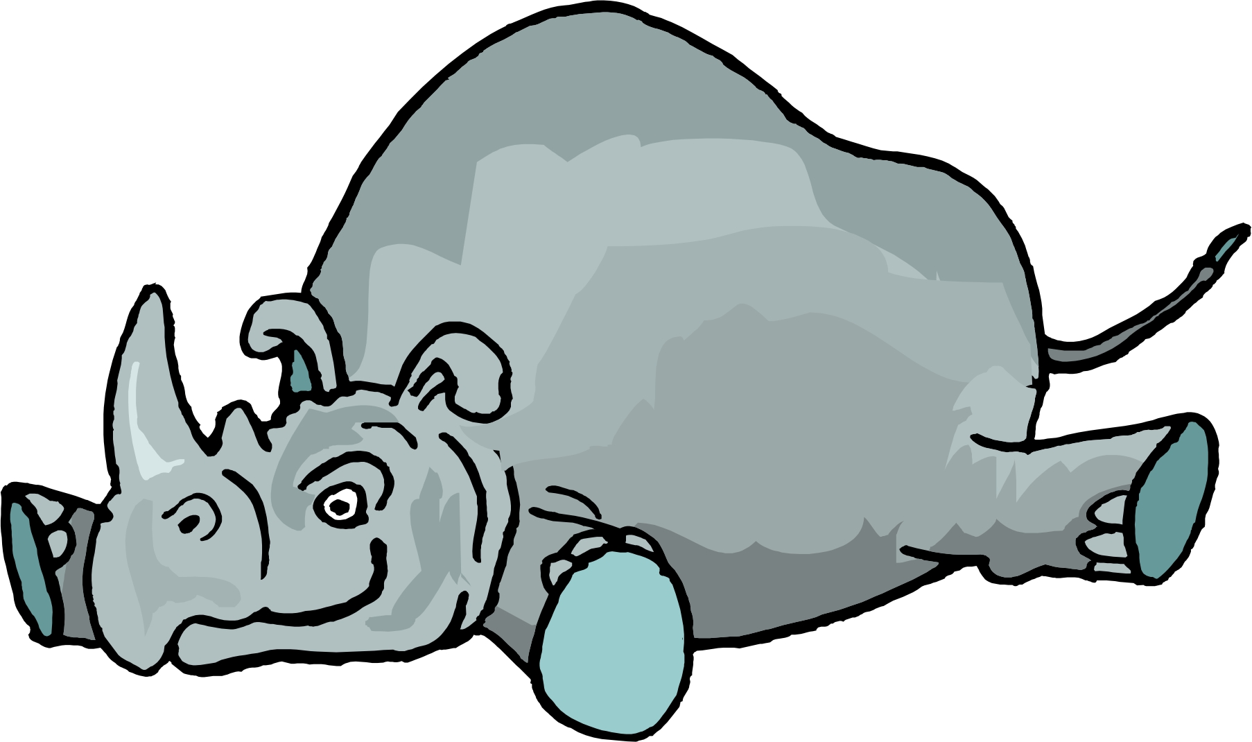 cartoon rhino clip art - photo #20