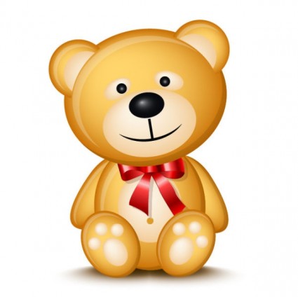 Valentine day teddy bear Free vector for free download (about 4 ...