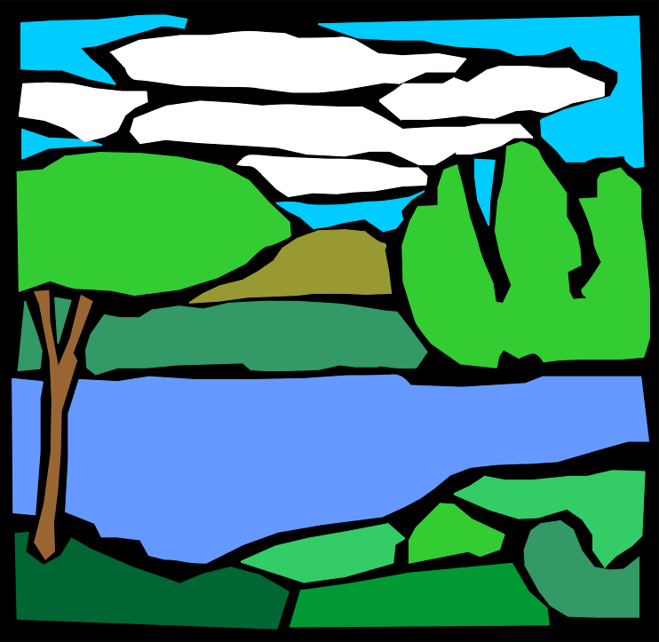 Lake clip-art