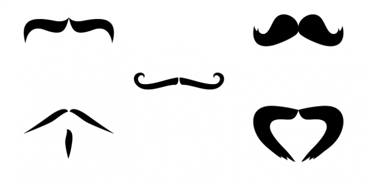 moustache clipart