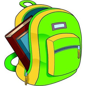 backpack clipart free