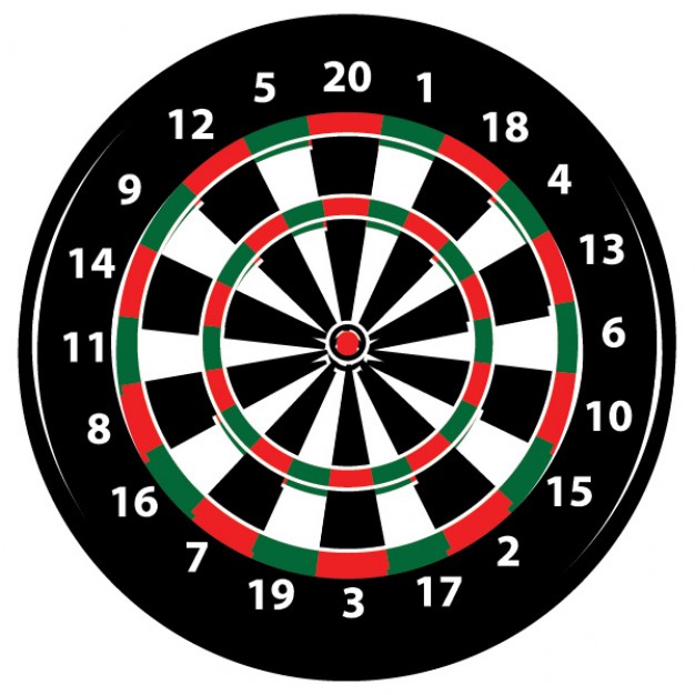 Imgs For > Dartboard Vector