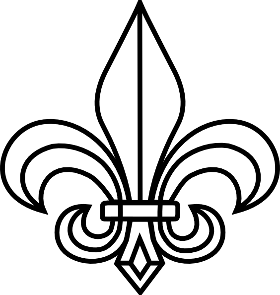 Printable Fleur De Lis Stencil ClipArt Best