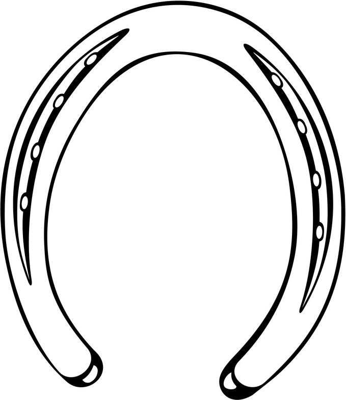 Gallery For > Horseshoe Drawing