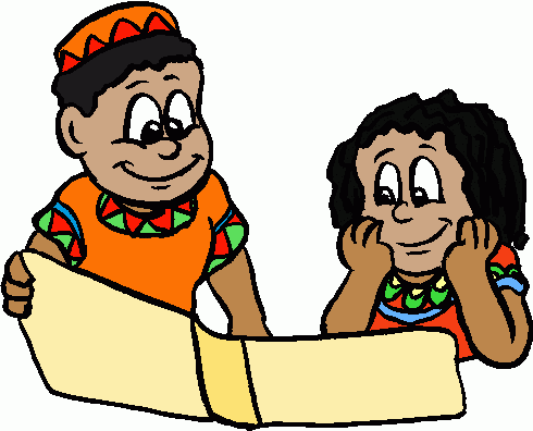 Classroom Read to Someone Clipart