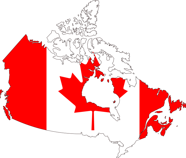 Imgs For > Canada Flag Outline