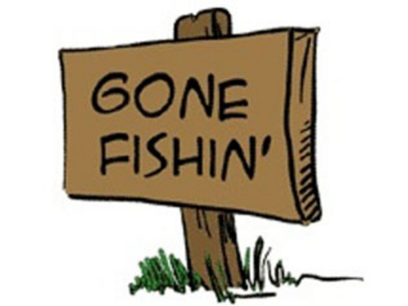 Gallery For > Gone Fishing Sign Clip Art