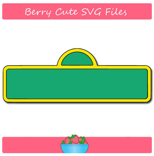 Sesame Street Sign Svg File by BERRYCUTESVGFILES on Etsy