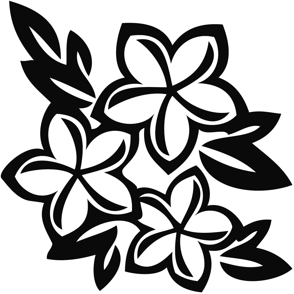 Hawaiian Flower Drawing | Free Download Clip Art | Free Clip Art ...