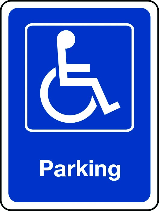Mandatory – (Disabled symbol) parking sign - StockSigns