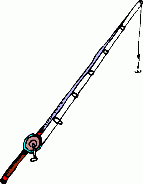 Fish And Fishing Pole Clipart