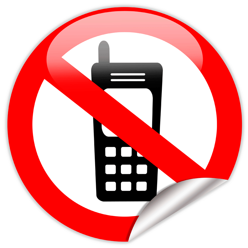 No talking phone clipart