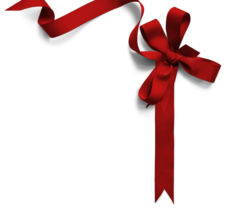 Christmas Ribbon Png - Free Clipart Images