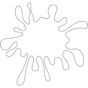 White Splatter clip art - Polyvore