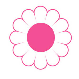 Pink Daisy Flower Clipart - Free Clipart Images