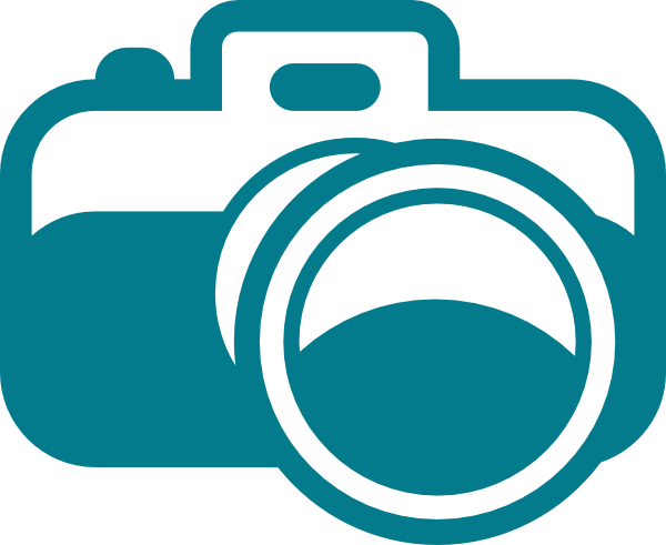 Blue Camera Icon Clip art - Symbols - Download vector clip art online