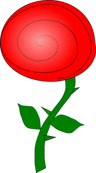 Rose Flower Clip Art - vector clip art online ...