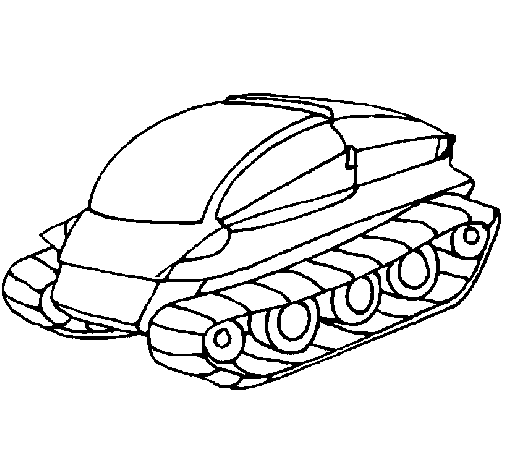 Coloring page Tank ship to color online - Coloringcrew.