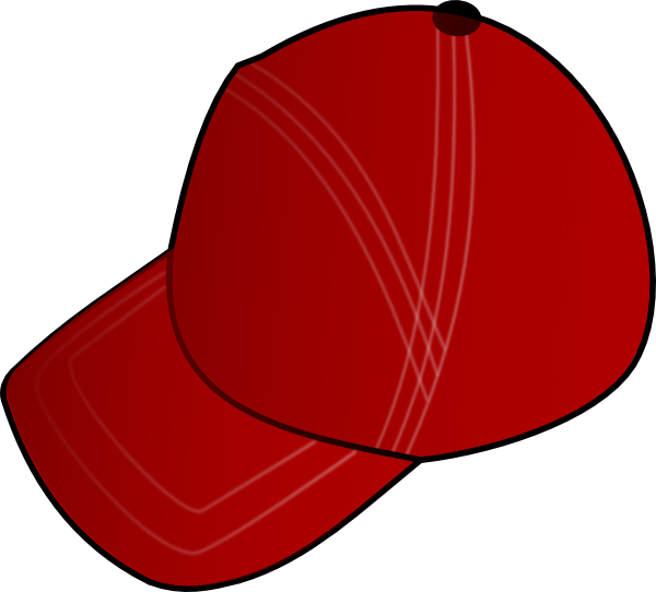 Red Cap clip art Free Vector