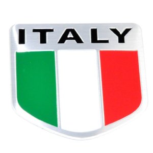 Cutequeen Italian Flag Emblem Body Sticker Stickers ...