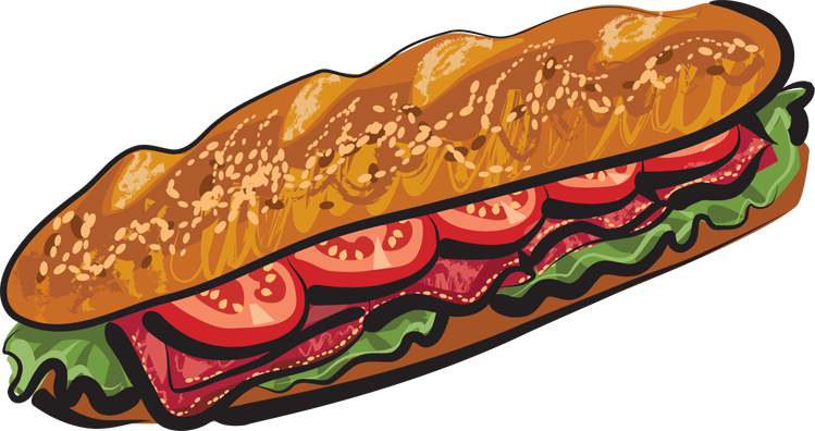 Sandwich Clip Art - quoteko.