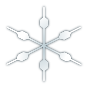 Snow Flake Symbol clip art - vector clip art online, royalty free ...