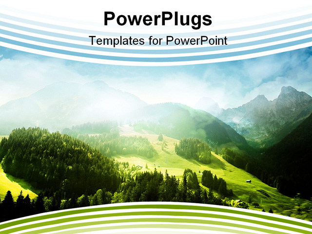 landscape powerpoint template