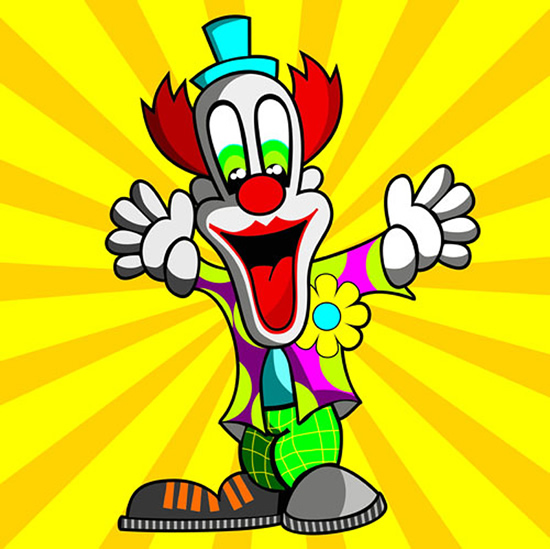 Cartoon Joker vector free download | Vector cartoon