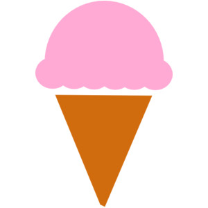 Ice Cream Clip Art Pink - Free Clipart Images