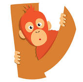 Orangutan Clip Art Free - Free Clipart Images