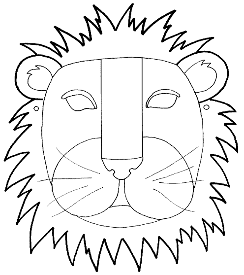 Lion mask | Youth Conference Ideas | Pinterest