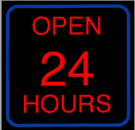Open 24 Hours Gif - ClipArt Best