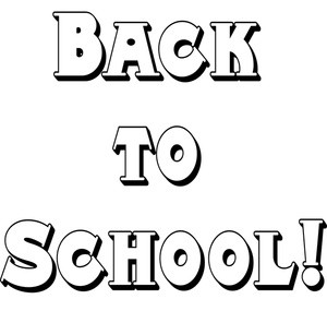 Welcome Back To School Clipart Black And White ...