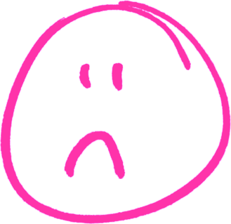 Pink Sad Smiley - ClipArt Best