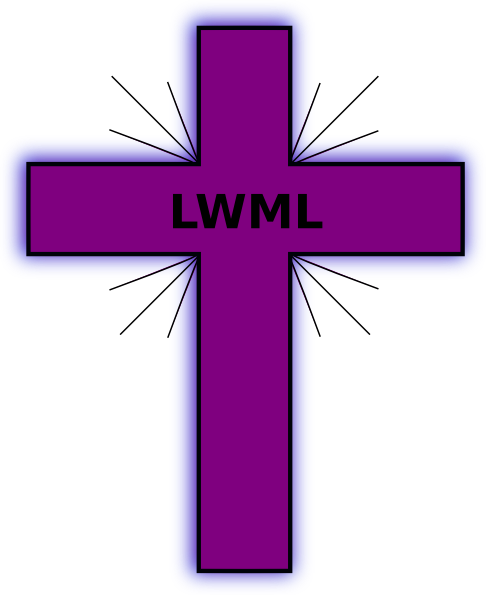 Lwml Purple Cross Clip Art - vector clip art online ...