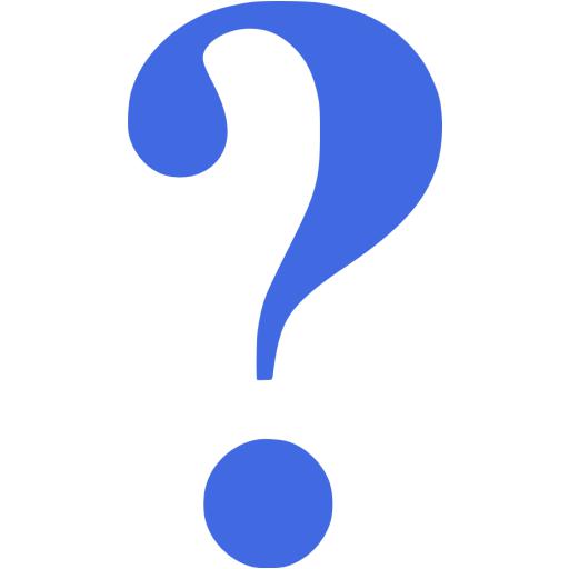 Royal blue question mark icon - Free royal blue question mark icons
