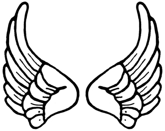 Clipart Angel Wings - Tumundografico