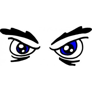 Angry Eyes clip art Vector clip art - Free vector for free ...