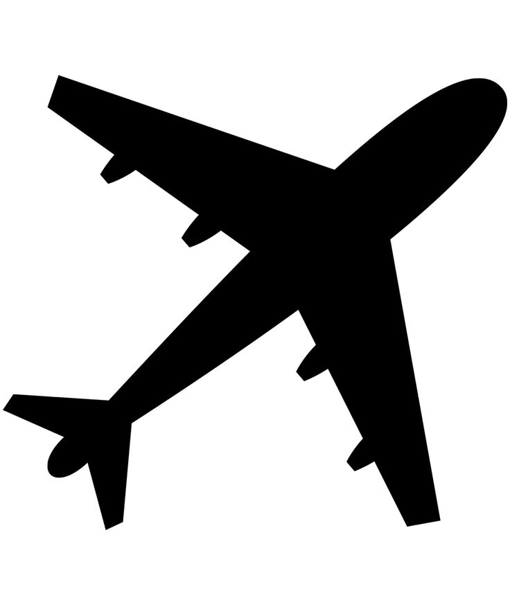 airplane shape clipart - photo #18