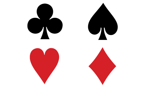 Playing Card Suits Clipart