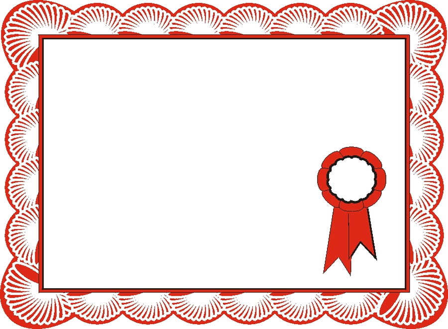 Red Certificate Border - ClipArt Best