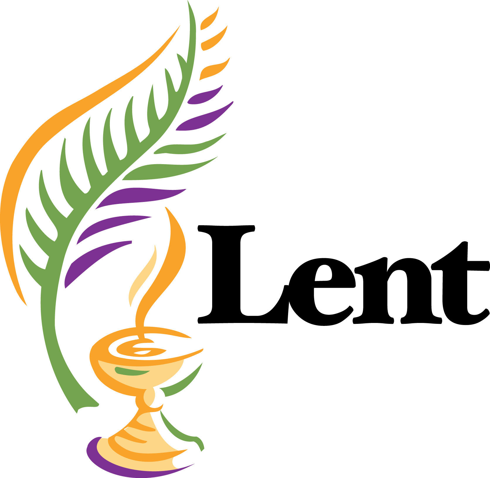 Bulletin for Lent Clipart