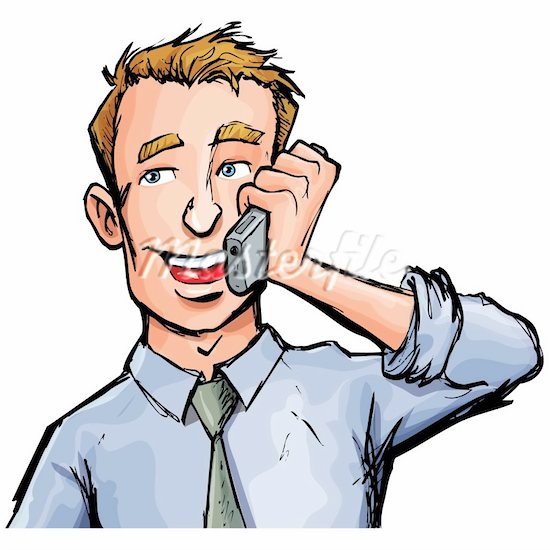 clipart man talking on phone - photo #41